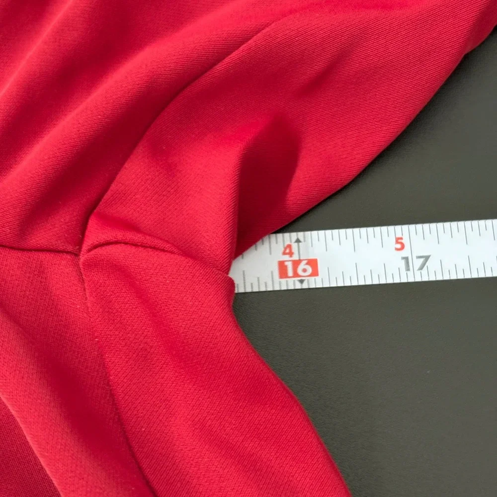 NWT Halara Womens Wide Leg Wrap Pants M Petite Red Side Tie High Waist 8YZ5V